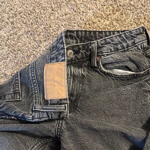 H&M Women's Gray Straight Leg Jeans